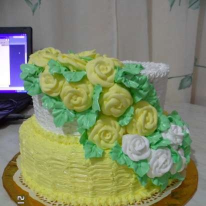 Mga cake ng bulaklak