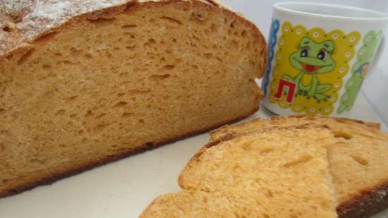 Watermelon bread with flax seeds (oven)