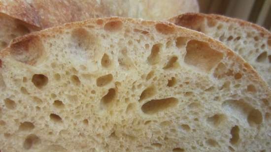 Wheat-rye ciabatta