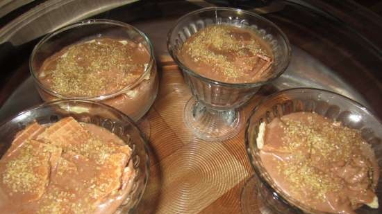 Creme brulee amb baies i neules