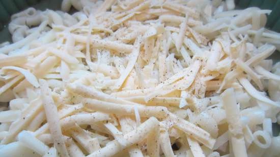 Maccheroni e formaggio all'americana - Mc'n-Cheese (forno o forno per pizza)