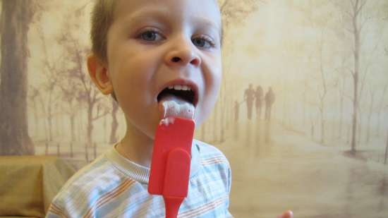 Dessert di frutta e bacche Costruiamo una casa insieme - cibo estivo per bambini