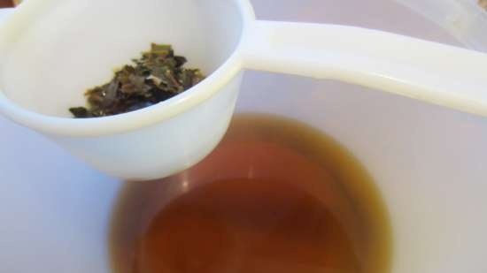 Granizado de té con frescura cítrica