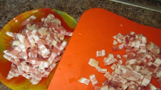 Dumplings with potatoes and cracklings in a Tupperware dumpling maker (master class)