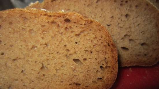 Pan de masa madre con hojuelas de trigo sarraceno