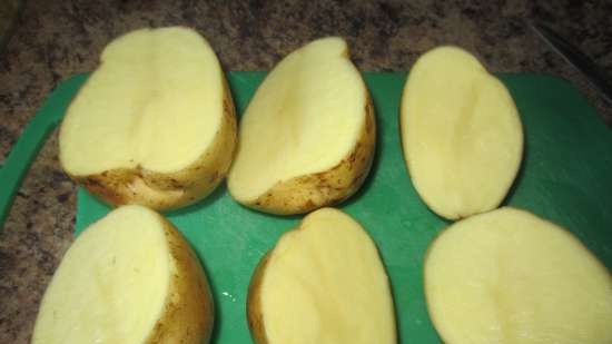 Patatas migajas para microondas con aditivos para helado