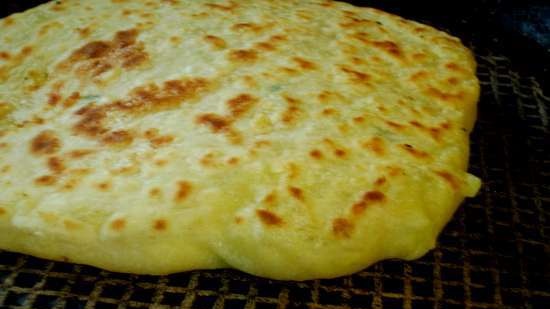 Indiai paratha sütemények a grill Jardeko-ban