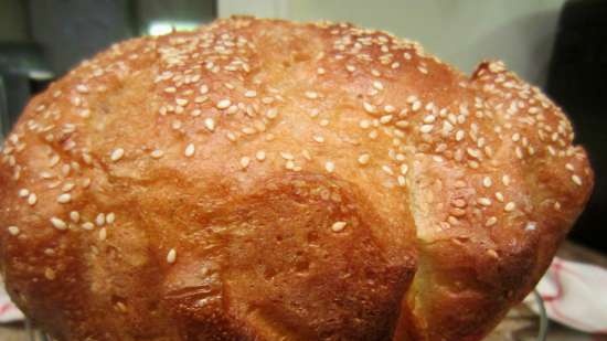 Pane con lavanda e miele di grano saraceno