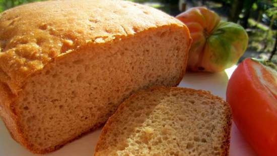 Sourdough bread with buckwheat flakes