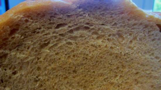 Pane con lavanda e miele di grano saraceno