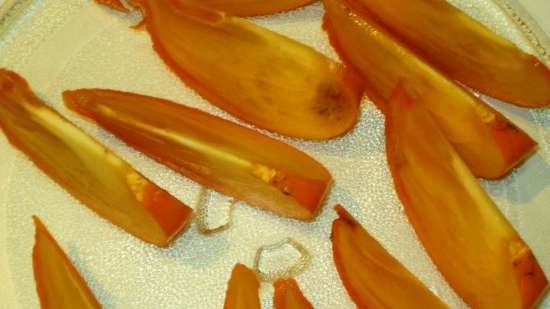 Spicy dried persimmon with rice and rosemary (side dish or main dish)