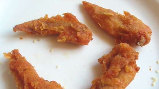 Chicken wings a la KFC with Teriyaki sauce