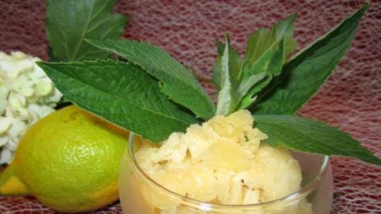 Tea granita citrusos frissességgel