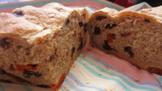 Pane di segale di grano con lievito naturale Dessert