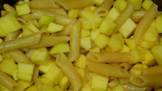 Fideos de manzana