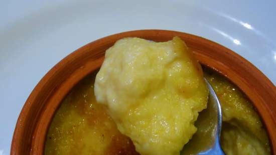 Crème brulee de carbassa