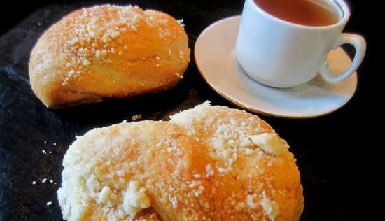 Bollos de vuit escolars amb streusel