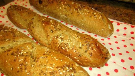 Barrette di grano saraceno con prugne