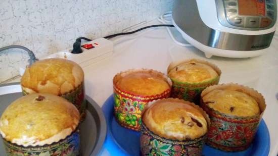 Kulich med Myasoedovskaya i ovnen (mesterklasse)