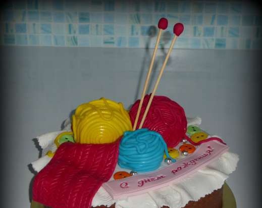 Naaien. Handwerk (cakes)