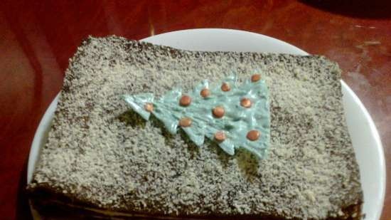 Pastel marroquí con café