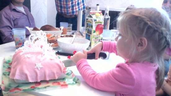 Kleine prinses cake