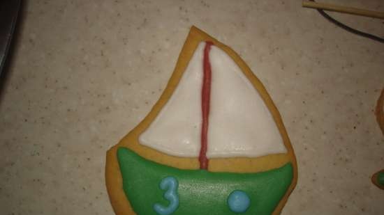 We decorate gingerbread cookies, cookies