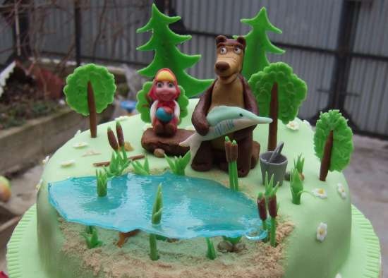 Torte basate sul cartone animato Masha e Orso