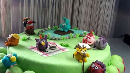 Cakes based on the cartoon Smeshariki