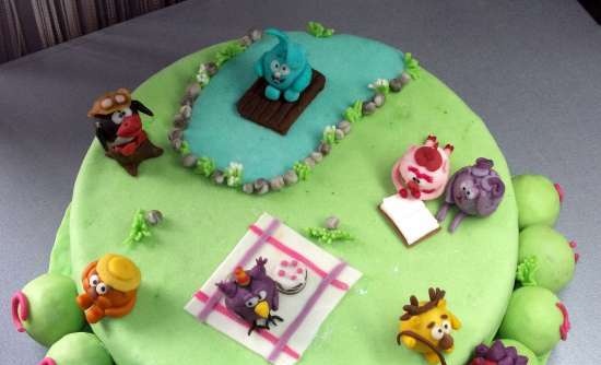 Cakes based on the cartoon Smeshariki