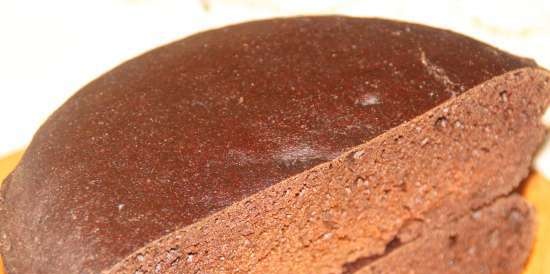 Icelandic black bread rugbruise (yeast-free)