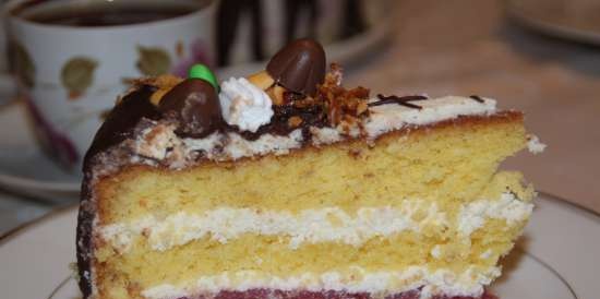 Torta classica (biscotto e crema)