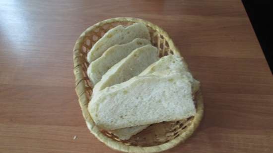 Rustic bread (on a long dough)