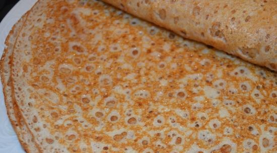 Vla pannenkoeken met kefir