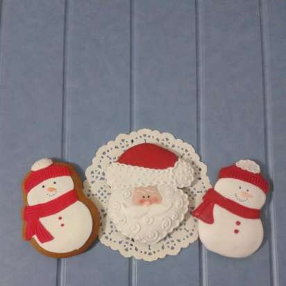 Decoramos galletas de jengibre, galletas