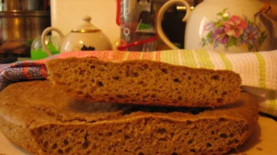 Darnitsky bread with leaven (GOST)