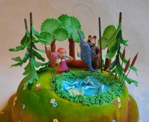 Torte basate sul cartone animato Masha e Orso