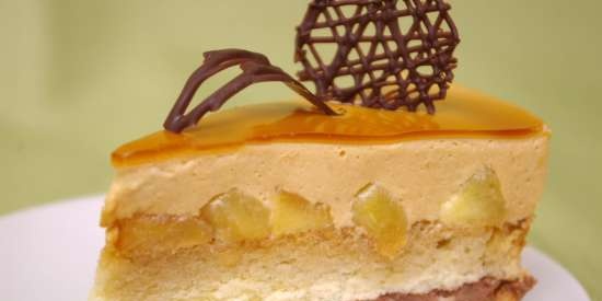 Torta Internet con mele caramellate