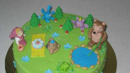 Cakes based on the cartoon Smeshariki