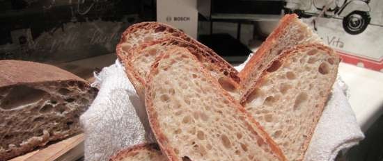 Whole Wheat 50:50 Impasto per Pane e Pizza (Peter Reinhart)