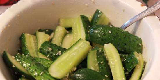 Korean tricky cucumbers