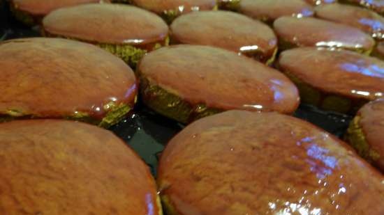 Galletas de jengibre con azúcar quemada