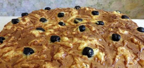 Focaccia sobre la massa