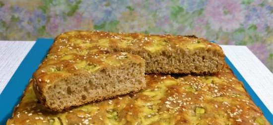 Búza-rozs majdnem Focaccia