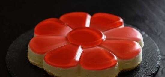 Sakura Cheesecake (niet gebakken)