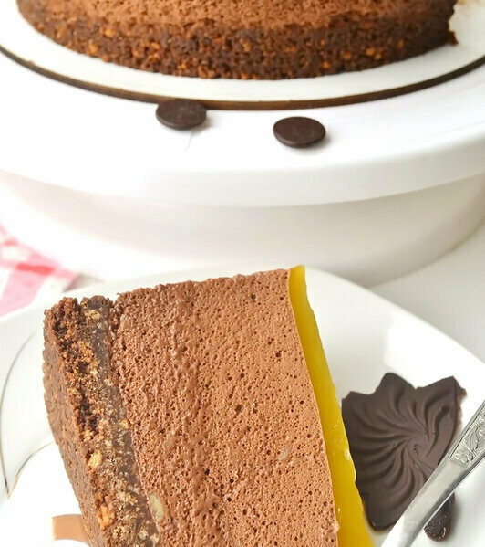 Torta mousse al cioccolato nirvana senza cottura