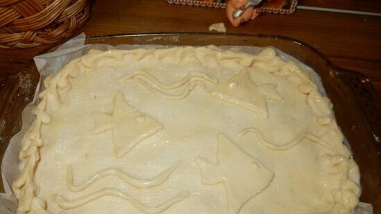 Fish puff pie