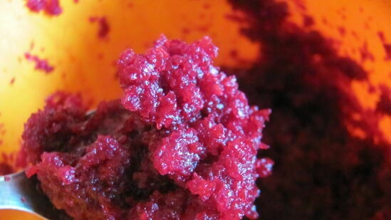 Beetroot Lean Flaxseed Egg Cupcake