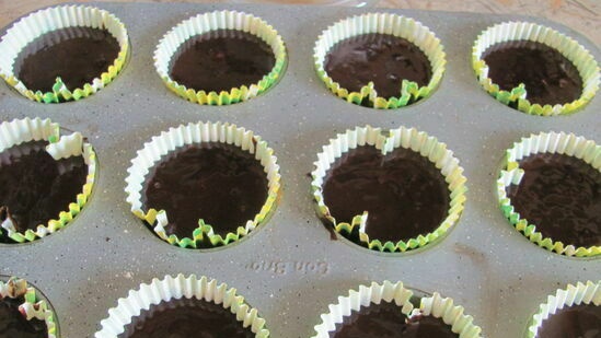 Cupcakes de chocolate con cerveza negra