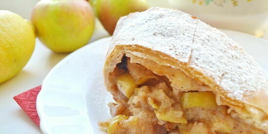 Apfellstrudel (strudel de manzana vienés)